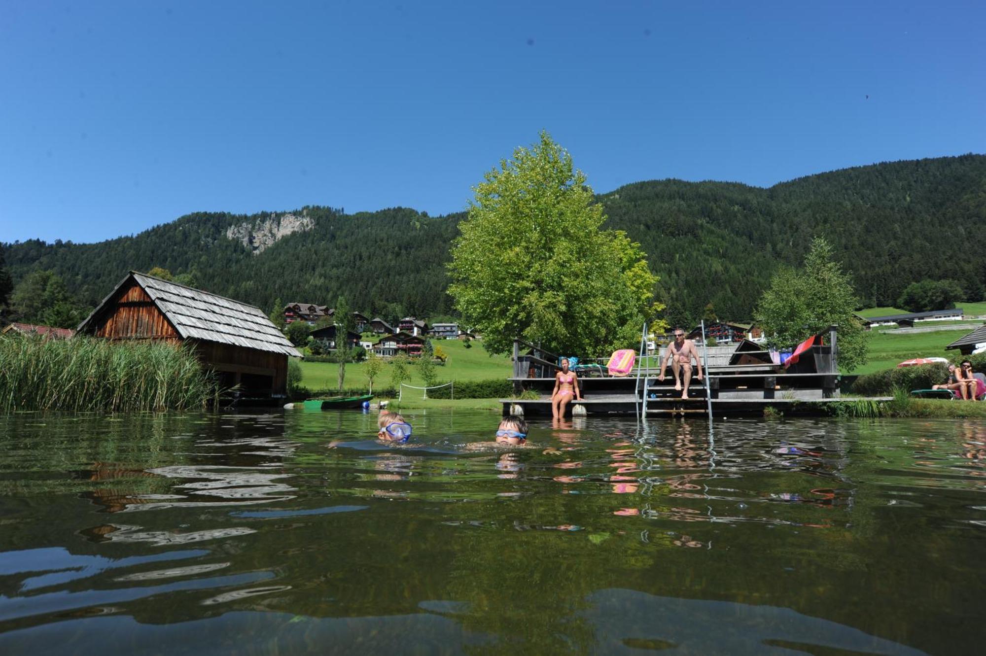 Hotel Haus Stampfer Weissensee Exterior foto