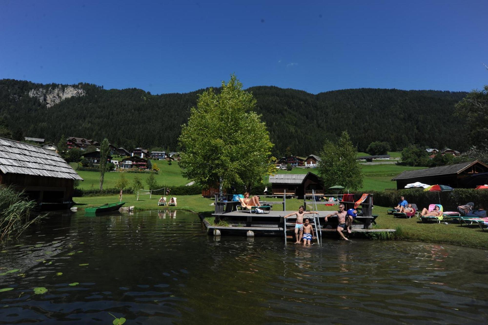 Hotel Haus Stampfer Weissensee Exterior foto